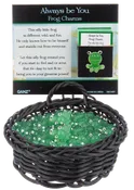 Always Be You Frog Charm