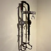 Navajo Ingot Silver Bridle circa 1940's — Kimosabé Vintage Southwest - Taos -