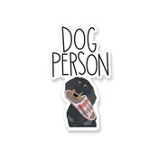Dog Person Sticker