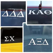 Greek Letter Decal