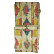 Late 19th Century Shoshone Painted Parfleche Envelope — Wolf Hall Antiques