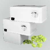 Pelamatic Robito Vaina Baby – Double Feeder | Fastest Variant for Efficient Peeling & Stripping of Purple Hull & Podded Beans