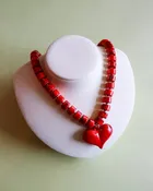 Abbie Necklace - Red