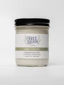 Baby Powder Wood Wick Candle