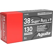 Aguila 38 Super Auto 130GR FMJ