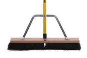 24" Dual Fill Broom With 60" Metal Handl