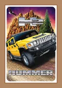 16 3/4" X 11 3/4" TIN SIGN HUMMER H2 METAL SIGN NEW