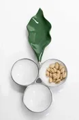 Green Metal 3 Part Snack Bowls | Lunares Home