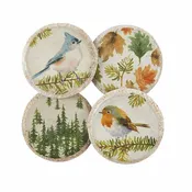 Fall Concrete Coasters. By Mud Pie