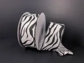 1.5"X10Y  White Fleece/Zebra Stripes  41248-09-01
