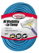 100ft Tri-Tip Extension Cord Lighted End