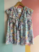 2011 Resort Wear by Karl Lagerfeld Silk Blouse (Proven Authentic!)
