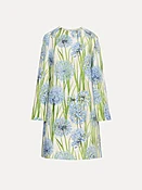 Allium Cotton Poplin Long Sleeve Shift Dress