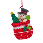 Snowman Gift Bag Ornament