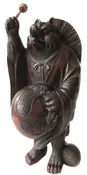 18th C. Antique Japanese Edo Period Tanuki Statue