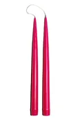 13" Fuchsia Tapers