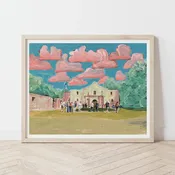 Art Print | The Alamo
