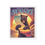 Sunset April 2025 Framed Canvas Cover