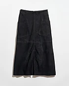 A-Line Suede Skirt