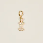 Monogram Letter Bag Charm
