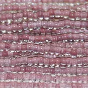11/0 Czech Seed Bead Antique Rose Lined Crystal