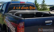4x Innovations 4 Inch Rise Bed Cross Bar 2005-2015 Tacoma