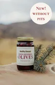 Black Kalamata Olives (Kalamon Variety)