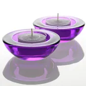 Eastland Chunky Tealight Candle Holder Purple Set of 96