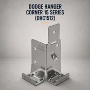Dodge Hanger Corner 15 – Drop-System Outside-Corner Support
