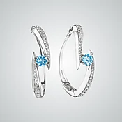 Amazonia Cocar Mar Studs