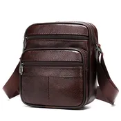 Genuine Leather Men’s Crossbody Bag