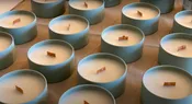 Dahlia & Sandalwood Candle (pre-order) — ecomonster diy team building workshops