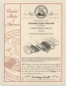 10 Million Cover Certificate with Printed Seal