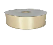 1 1/2"  Ivory  Ribbon Double-face 100 Yds