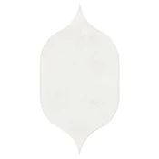 Avalon Polished Gothic Arabesque Waterjet Marble Tile 4 7/8x8 13/16