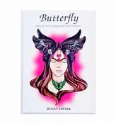 Butterfly Pattern Design Book, Stained Glass Craft Projects with Beautiful Winged Ladies. Nice Color Photos. Jillian Sawyer author.