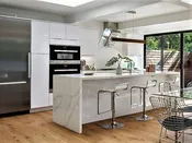 Envoy Montessa Door White High Gloss Finish. San Rafael, California.