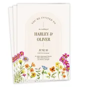 Wildflowers You're Invited Wedding Invitation