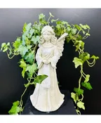 CEMENT ANGEL PLANTER