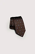 Brown Pattern Tie