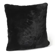 Castoro Sheared Beaver Fur and Cashmere Pillow - Black