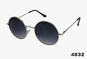4832 - Classic Round Metal Wholesale Sunglasses