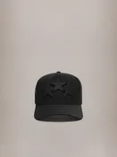 3 STAR TRUCKER HAT - BLACK BLACK