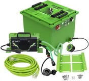 Bolt Energy 48V 105Ah MINI Lithium Golf Cart Battery Bundle – Standard Installation Kit