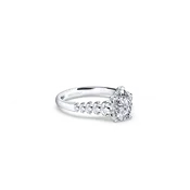 Angel Chorus Solitaire Pear Diamond Ring