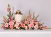 Blushing Farewell Urn Piece