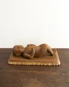 Carved Child Folk Art