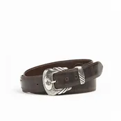Allens Boots Exclusive Straight Chocolate Mad Dog Goat Belt #5GG-MC