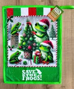 Towels – Christmas Frogs