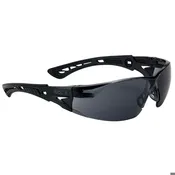 Bolle Rush+ Small Glasses Smoke Lens, Black Frame